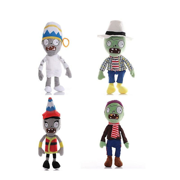 1kpl Plants Vs Zombies -lelut 30cm täytetty pehmonukke Con 3
