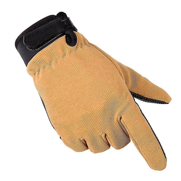 Fuld Finger Vinterhandsker Udendørs Anti-slip Fiske Sports Herrehandsker Cykel M-xl Orange XL