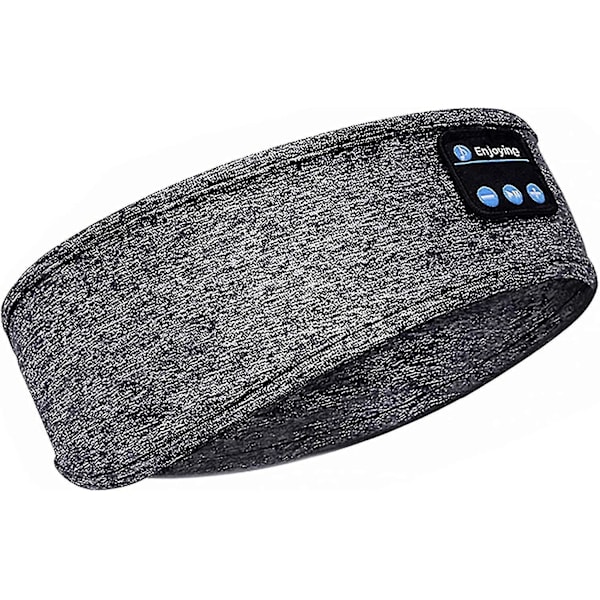 Sovhörlurar Bluetooth Pannband, Uppgraderad Mjuk Sovande Trådlös Musik Sport Pannband, Lång Speltid Sovheadset TY