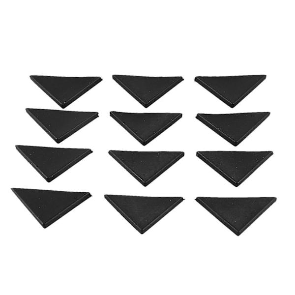 12 kpl Kolmionmuotoinen Lasipöydän Kulmasuoja Pehmuste 10mm x 75mm