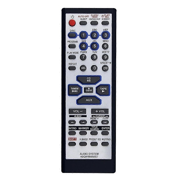 N2QAHB000057 Fjernkontroll for CD Stereoanlegg SC-AK330