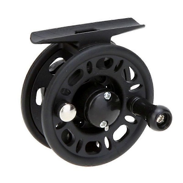 Flugrulle i plast för flugfiske i älv, vänster/höger utbyte möjligt (rullens diameter 42)