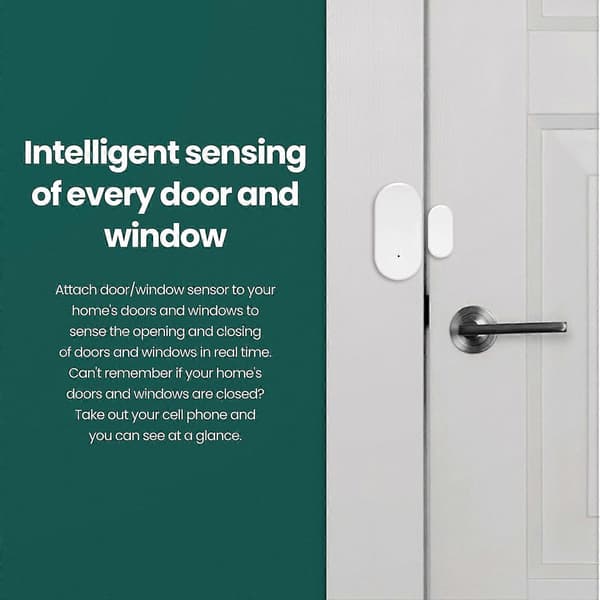 Tuya Zigbee 3.0 Smart Kontaktsensor Säkerhetsgrind Dörr Fönster Sensor Transducer Smart Life Hem
