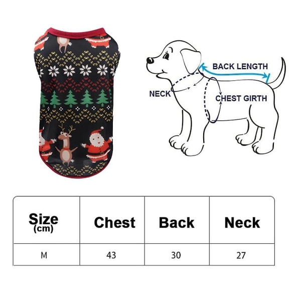 Hundekjoler Søte, Juleantrekk Hundekostyme For Små Hunder Katteklær style 2