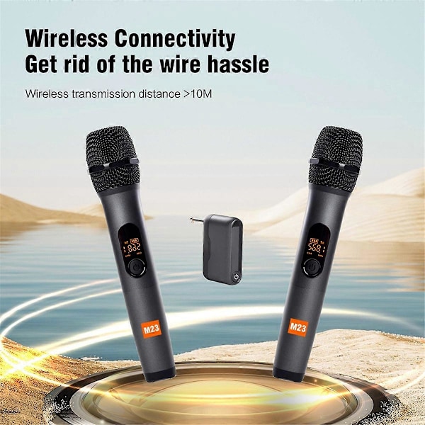 Ny Universal Mikrofon Hjem USB Trådløs Mikrofon Live Sending Radio Digitalt Display Mikrofon