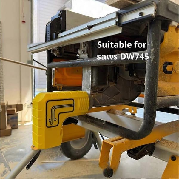 Bordsag Støvavsugsadapter for DeWALT DWE7485, Effektiv Sponoppsamling for Bordsag Black