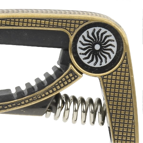 6-strenget akustisk capo, højstyrke metal, universal elektrisk guitar capo til optræden