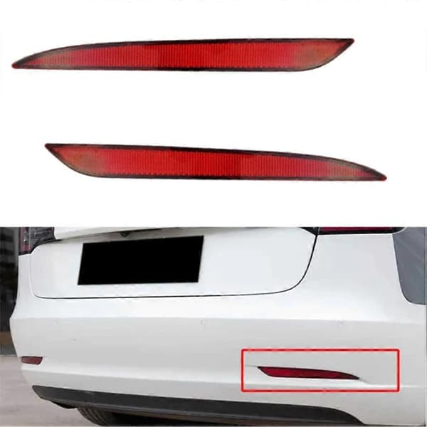 Bakre Støtfanger Reflektor Lys Tåkelys 162626-00-B for Tesla Model Y