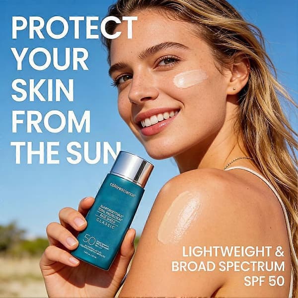 Colorescience sävytetty itseruskettava meikkivoide aurinkosuojalla SPF50 -1,8 fl. oz. / 55 ml Medium