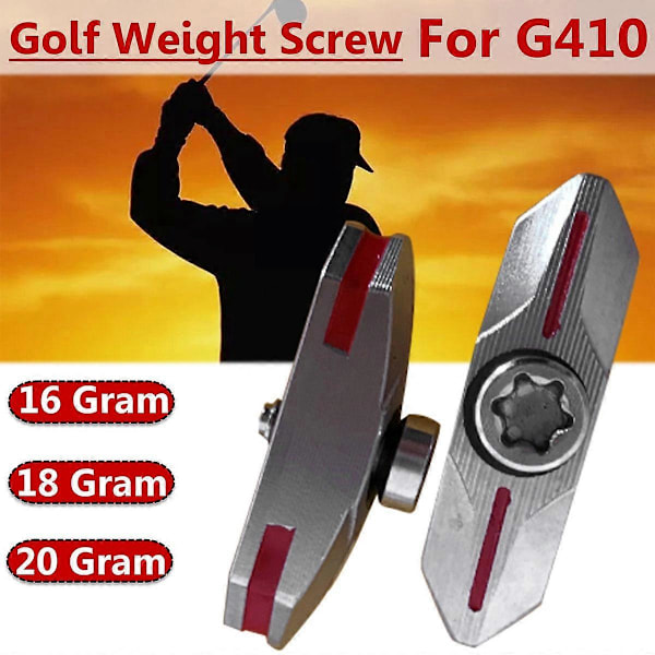 2x Golfvægt til PING G410 Vægt til Ping G410 Driver 4G-20G Ny (8G&6G)