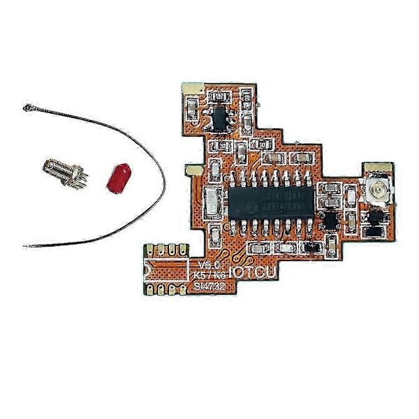 SI4732 V5.0 FPC Modifieringsmodul & Donut-antenn för UVK5 K6 HF Kortvåg Fullband/Enkel Sidband