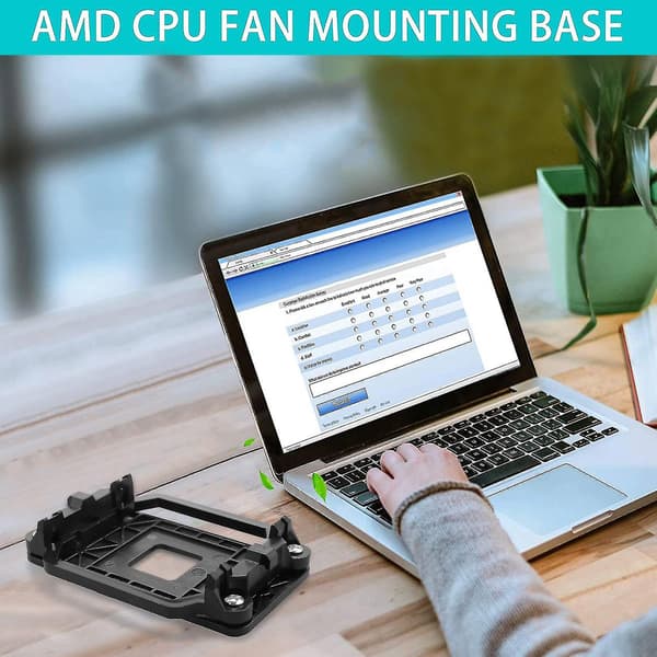 CPU Viftebase Svart Plast For AMD AM2 AM3 Socket