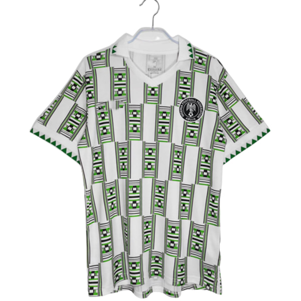 1994 Nigeria träningsdräkt på bortabanetröja, kortärmad tröja Cole NO.9 L