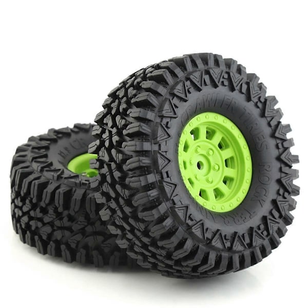 4 st 110 mm Hjul Däck för 1/10 RC Rock Crawler Axial SCX10 SCX10 II 90046 TRX4 D90 RC Bildelar, B
