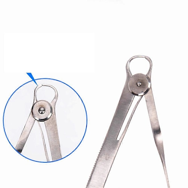 Dental Mätok Kaliber Tandläkarverktyg Dental Kaliber för Tandtekniskt Laboratorium (För Metall)