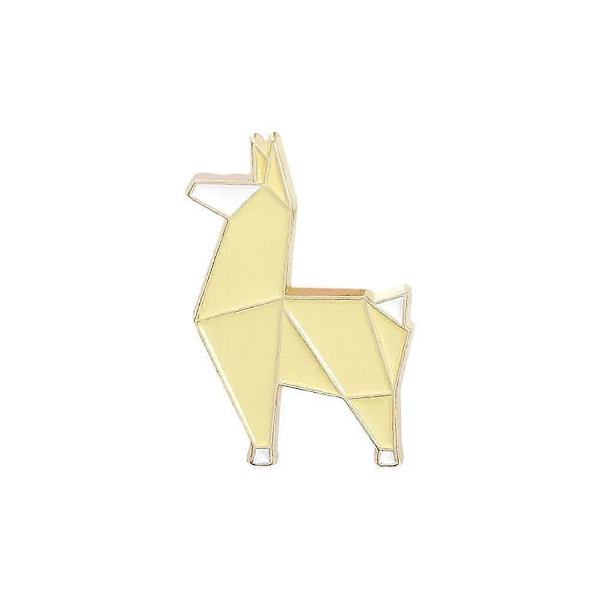 5 st Djur Emalj Pins Set Tecknad Räv Panda Koala Alpaca Kanin Slagstift Broscher Märken för Ba