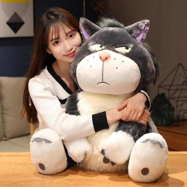 15-65cm Kawaii Askepot Lucifer Kat Plys Legetøj Fødselsdagsgave A 15cm