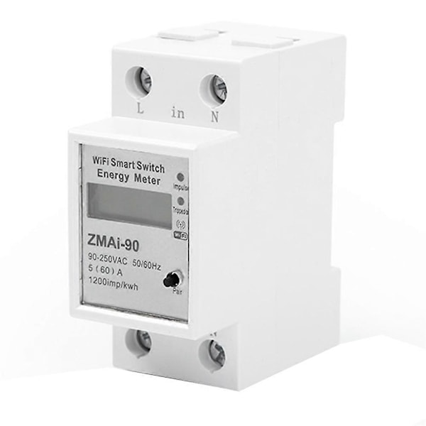 Tuya WIFI Smart Switch Energimätare Telefon Smart Fjärrkontroll Mätare Switch Timer Effekt Wattmätare Spänning C