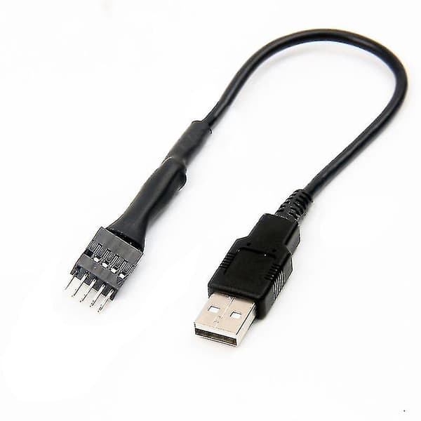 9-pin hane till extern USB A hane PC Moderkort Intern Dataförlängningskabel Hfmqv Ha