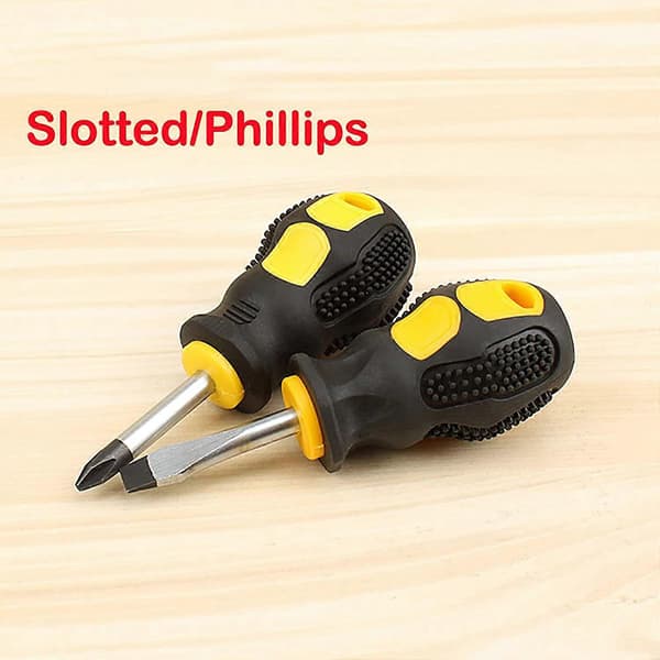 Mini Phillips Flat Head Skrutrekker i Rustfritt Stål 01