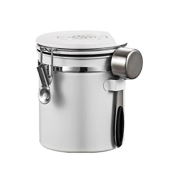 Kaffebeholder i rustfritt stål Kaffebønneboks Forsegling Kaffefylling Matlagringsbeholder