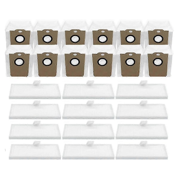 24 stk. HEPA-filter og støvsugerposer for S5+ Plus støvsuger reservedeler
