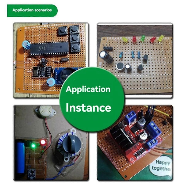 30 st Prototyp PCB Universalkort 7x9cm Enkelsidig Kretskort DIY Elektronik Kit