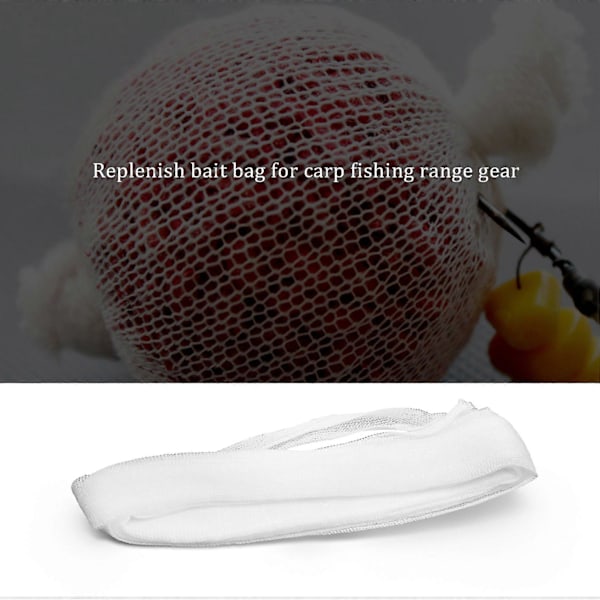 10 stk. PVA Fiskenet - Mesh 5M Refill Karp Fiskeri Strømpe Agn Indpakningsposer 25mm Fiskefoder