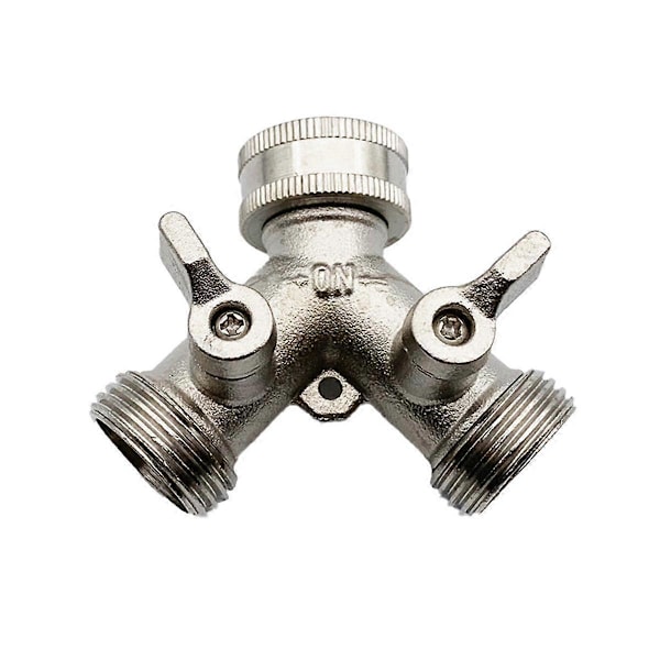3/4 2-veis kraftig hageslange splitter Y-splitter grep stengeventiler for vannkran, utløp, Sp