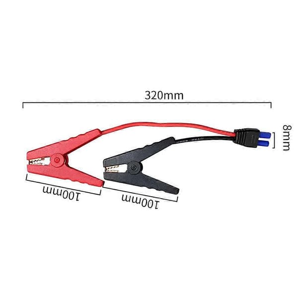 EC5 Nødstrømkabelklemme - 12V Bilstartbooster