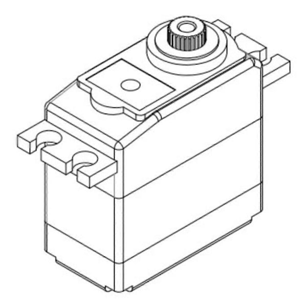 DS329MG Servo Digital Metallväxel Mini Servomotor Motor Servo för RC Bil Båt Flygplan Robot