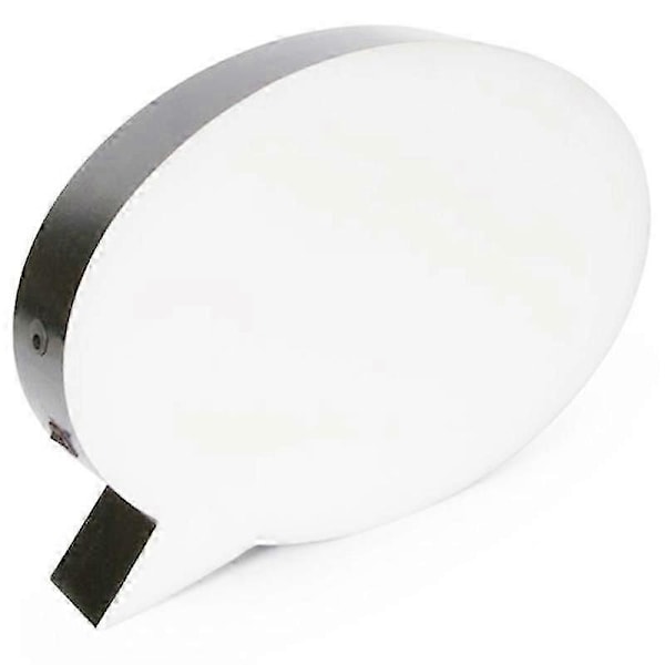 LED Melding Håndskrift Brev Lysboks Taleboble Form Skrivebrett Legg Til 1 Penn For Bursdag Bryllup