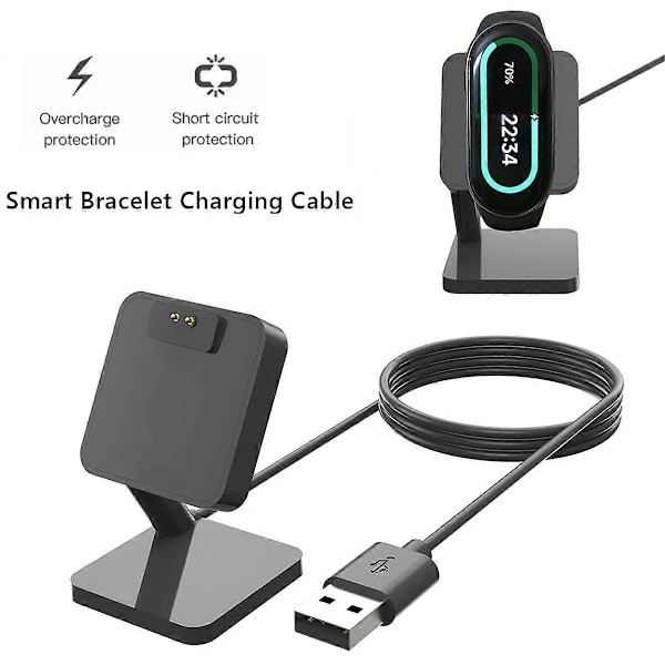 1m Smart Watch Opladningsholder til 8 Magnetisk Oplader Smart Watch Opladningskabel Dock Tilbehør