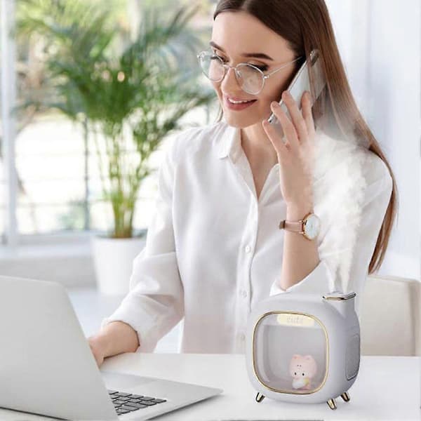 Dubbel dimma USB personlig luftfuktare viskande tyst drift användarvänlig design för sovrum Elegant Green USB Model