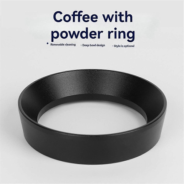 58mm Kaffepulver Doseringstragt med Magnetisk Klud Fast Grund Ring til Italiensk Kaffemaskine