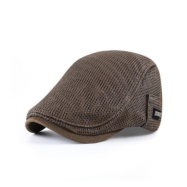 Herr Flat Cap, Retro Keps, Basker, Kaffe