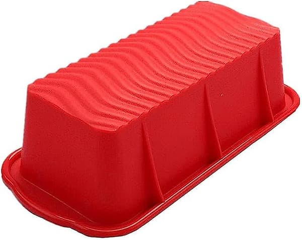 2 STK Rektangulær Silikoneform til Brød, Rektangulære Silikoneforme til Bagning af Brød og Kager, Stor Non-Stick Bageform til Brød og Quiche