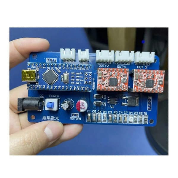 Benbox Programvara Lasergraveringsmaskin DIY Liten Kontrollkort Blå