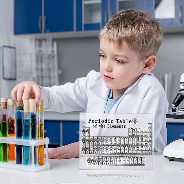 Periodisk system med ægte elementer indeni, periodisk system med ægte elementer, Tabla Periodica Con Element