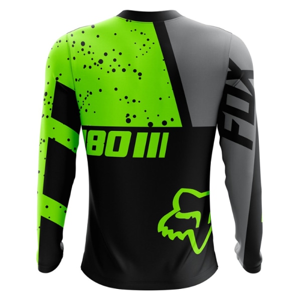 2023 sommer ny offroad mountainbike langærmet cykeltøj T-shirt green XXL