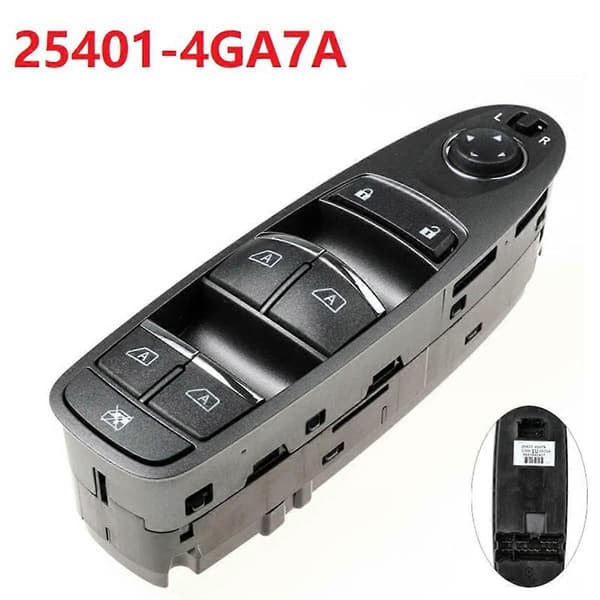 Vindusbryter førerdør for Q50 2014-2018 25401-4GA7A 254014GA7A Bil Auto Tilbehør
