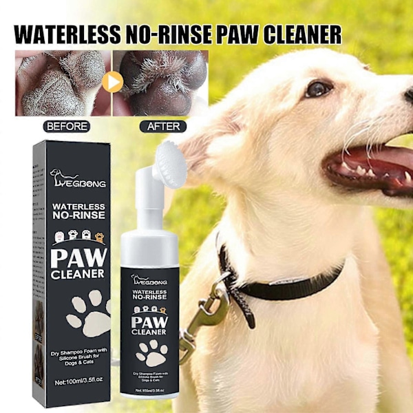Kæledyrspote Renser Rengøring Hund, Fodpude Pleje 100ml