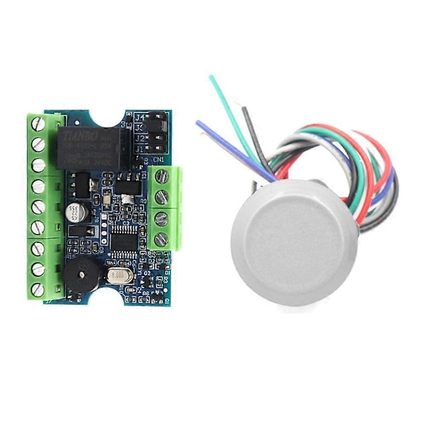 12V Åtkomstkontroller med Magnetlås Grindinträdessystem Set Touch Memory TM Reader PCB Access Con
