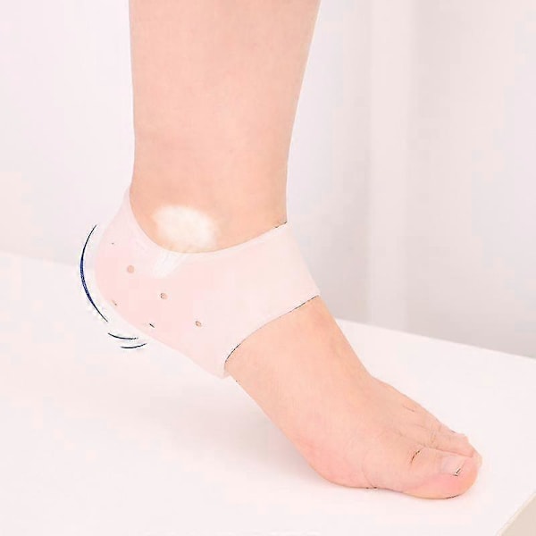 Andningsbara Hälkoppar, Plantar Fasciit Inlägg, Hälkuddar Perfekt För Hälsmärta, Läkning av Spruckna Hälar, Akillessenetendinit För Män Och Kvinnor (3 par, w
