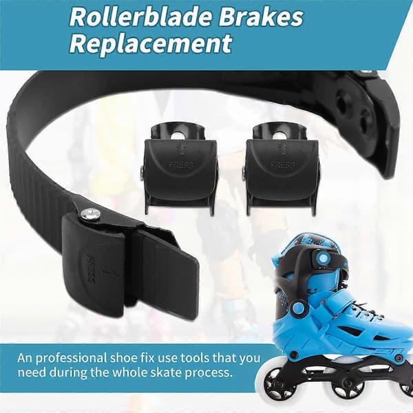 2 Sett Erstatning Inline Skate Stropp Skøyte Sko Energi Stropp Skøyte Stropp Spenner Skruer for Menn W