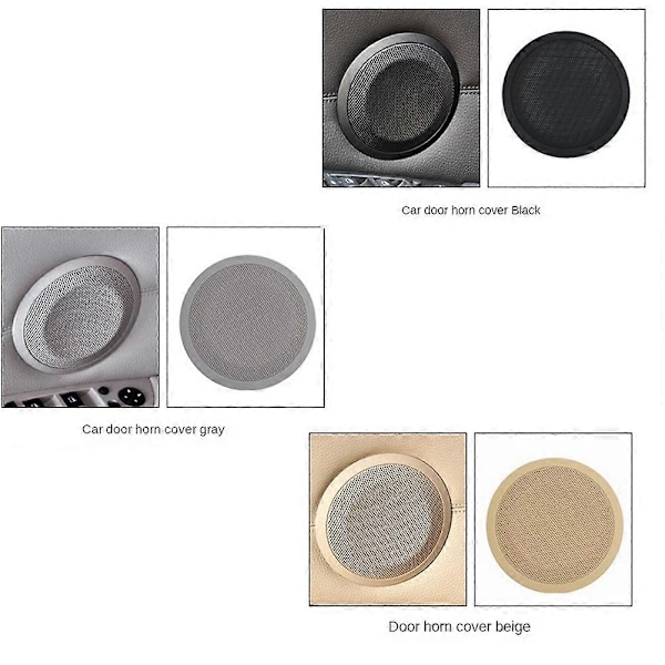 Til 3 Serie E90 E91 X1 E84 316 318 320 325 Bil Forreste Bagdør Højttaler Cover Audio Horns Case Trim Grå