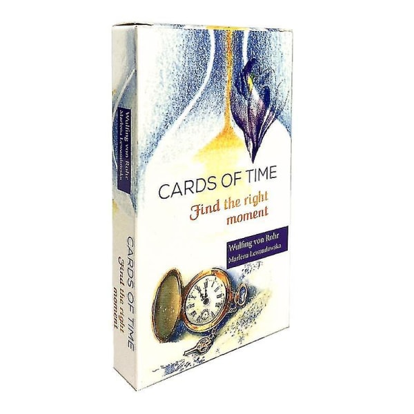 Time Card Oracle Tarot Spansk Engelsk Festkort 84 stk