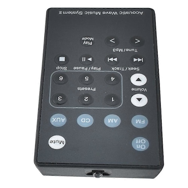 Acoustic Wave Music System II B5 System Multi Disc Player Fjernkontroll for B5