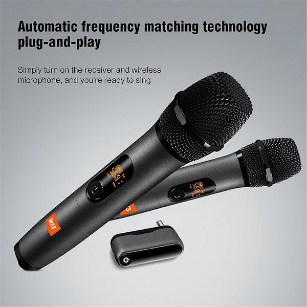 Ny Universal Mikrofon Hjem USB Trådløs Mikrofon Live Sending Radio Digitalt Display Mikrofon