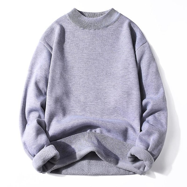 Talvi miesten fleece poolokauluspusero miehet 2022 uusi rento neule paksu poolopaita miesten merkki syksy kashmir O-kaula miesten topit Red turtleneck XL (63-72KKG)
